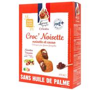 Lucien Georgelin Céréales Croc'Noisette fourrées à la pate à tartiner la boite de 375g