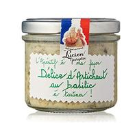 Lucien Georgelin Délice d'artichaut au basilic apéritif à tartiner le bocal de 100g