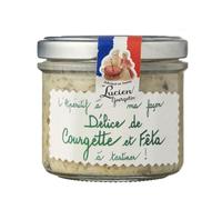 Lucien Georgelin Délice de Courgette et Fêta apéritif à tartiner le bocal de 100g