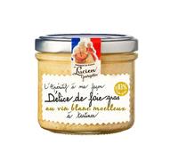 Lucien Georgelin Délice de Foie Gras de Canard au Vin Blanc Moelleux - Bocal de 100g