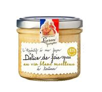 Lucien Georgelin Délice de Foie Gras de Canard au Vin Blanc Moelleux - Bocal de 100g