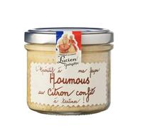 Lucien Georgelin Houmous au Citron confit apéritif à tartiner le bocal de 100g
