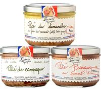 Lucien Georgelin Lot 3 Pâtés de 200 grs recettes du Sud Ouest - 100% viandes françaises