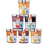 Lucien Georgelin Lot de 6 Confitures Gourmandes & Légères 320g - 30% de sucre en moins