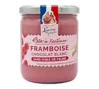 Lucien Georgelin Pâte à tartiner Framboise et chocolat blanc 400g