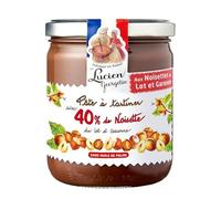LUCIEN GEORGELIN - Pâte à Tartiner Gourmande aux Noisettes du Lot-et-Garonne, Texture Onctueuse (Pot 400g) - Le Lot De 3