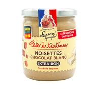 LUCIEN GEORGELIN pâte à tartiner noisette du lot et garonne et chocolat blanc "extra bon" 400g