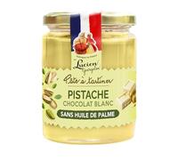 Lucien Georgelin Pâte à tartiner pistache et chocolat blanc 330g - Sans huile de palme