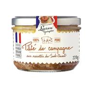 Lucien Georgelin Paté de campagne aux noisettes du Sud-Ouest Le bocal de 220g