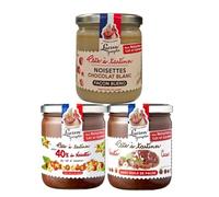 Lucien Georgelin Pâtes à tartiner aux noisettes du Lot et garonne - Lot panaché 3 x 400g