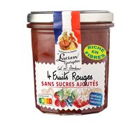 Préparation 4 fruits rouges Sans Sucres Ajoutés Lucien Georgelin - Le Bocal de 320g