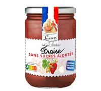 Lucien Georgelin Préparation de fruit Fraise SANS SUCRE AJOUTE le bocal de 600g NUTRISCORE A