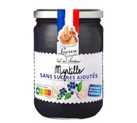 Lucien Georgelin Préparation de fruit Myrtille SANS SUCRE AJOUTE le bocal de 600g NUTRISCORE A