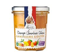 Lucien Georgelin Préparation de fruits 3 Agrumes (Oranges,Clémentines, Citron) Sans Sucre Ajouté le bocal de 320g NUTRISCORE A