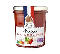 LUCIEN GEORGELIN - Préparation Gourmande à la Fraise sans Sucres Ajoutés, Texture Onctueuse (Pot 320g) - lot de 3 - Vendu par Lot