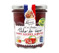 Lucien Georgelin Préparation de fruit Pêche de vigne sans sucre ajouté le bocal de 320g NUTRISCORE A