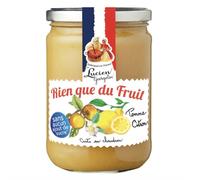 Lucien Georgelin Purée de Pomme Citron Sans Sucres Ajoutés "Rien que du Fruit" le bocal de 560g