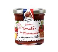 Lucien Georgelin Sauce Tomate de la Région de Marmande Aux Oignons et à L'Ail le bocal de 150g