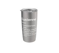 Lucienne Définition du nom Dictionnaire amusant Gobelet isotherme en acier inoxydable double paroi