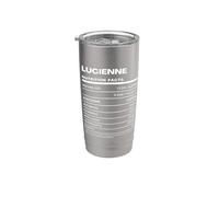 Lucienne Valeur Nutritive Nom Drôle Gobelet isotherme en acier inoxydable double paroi