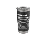 Lucienne Valeur Nutritive Nom Drôle Gobelet isotherme en acier inoxydable double paroi