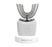 LucieSmile Brosse à dents électrique - Blanchiment des dents, haleine fraîche, 3 modes, compatible avec les appareils dentaires, forme en U, nettoyage à 360 degrés