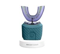 LucieSmile Brosse à dents électrique - Blanchiment des dents, haleine fraîche, 3 modes, compatible avec les appareils dentaires, forme en U, nettoyage à 360 degrés