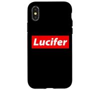 Lucifer Costume Satan Halloween Diable Symbolisme Occulte Coque pour iPhone X/XS
