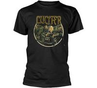 Lucifer III ShirtT-Shirt Occult Hard Rock Metal Official Band Tshirt Black T-Shirts à Manches Courtes(Large)