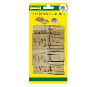 LUCIFER Pièges à Souris x5 Socle Bois sur Carte