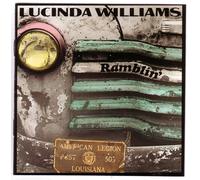 Lucinda Williams – Ramblin' – Vinyle 12" transparent – Éd. limitée (Import UK) – Victrola