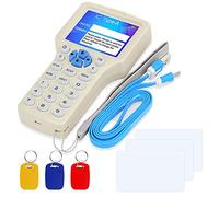 LUCINE RFID Duplicateur Copieur 125 KHz / 13,56 MHz Lecteur de Carte à Puce RFID avec Une Excellente Fonctionnalité Programmeur Crypté ID IC Boucle Composite