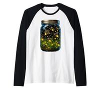 Lucioles dans Un Pot Mignon Foudre Insectes Nuit Lumineux Nature Manche Raglan
