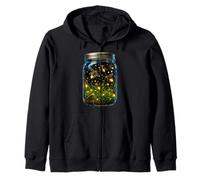 Lucioles dans Un Pot Mignon Foudre Insectes Nuit Lumineux Nature Sweat à Capuche