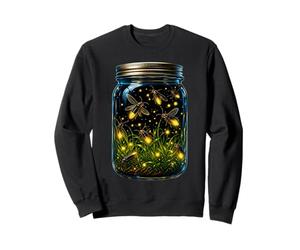 Lucioles dans Un Pot Mignon Foudre Insectes Nuit Lumineux Nature Sweatshirt
