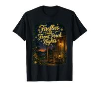 Lucioles et Nuits de Porche d'été Rustique Confortable T-Shirt