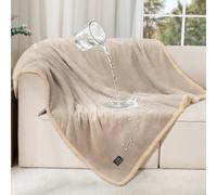 Luciphia Couverture imperméable pour animal de compagnie - Couverture anti-pipi liquide pour canapé-lit, housse de protection réversible en polaire Sherpa pour chiens et chats de petite, moyenne et