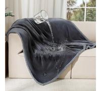 luciphia Couverture imperméable pour Animal de Compagnie - Couverture Anti-Pipi Liquide pour canapé-lit, Housse de Protection réversible en Polaire Sherpa pour Chiens et Chats de Petite, Moyenne et