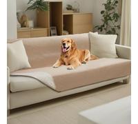 luciphia Couverture Imperméable pour Chien avec Points Antidérapants, Tapis de Chien Robuste Protection Canapé Lit Voiture, Lavable en Machine, Idéale pour GrandsPetits Chiens, Blanc Cassé 132x208cm