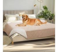 luciphia Couverture Imperméable pour Chien avec Points Antidérapants, Tapis de Chien Robuste Protection Canapé Lit Voiture, Lavable en Machine, Idéale pour GrandsPetits Chiens, Blanc Cassé 173x208cm