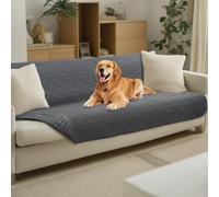 luciphia Couverture Imperméable pour Chien avec Points Antidérapants, Tapis de Chien Robuste Protection Canapé Lit Voiture, Lavable en Machine, Idéale pour GrandsPetits Chiens, Gris 132_x_208cm