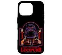 Lucipurr Cat Conjuring Sarcastic Retro Funny Adult Humor Coque pour iPhone 16 Pro