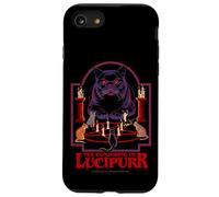 Lucipurr Cat Conjuring Sarcastic Retro Funny Adult Humor Coque pour iPhone SE (2020) / 7/8