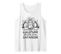 Lucipurr Chat Noir Magique Satanique Lucifer Occultism Débardeur