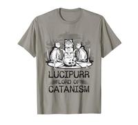 Lucipurr Chat Noir Magique Satanique Lucifer Occultism T-Shirt
