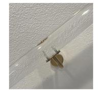 Lucite il Kit de rampe d'escalier en acrylique transparent antidérapant avec poignée de sécurité murale pour escaliers et design élégant pour mise à niveau de la maison 50 cm-700 cm