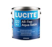 Lucite tout Top Aqua Satin, 2,5 l - Un seidenglänz Ender, à base d'eau, dickschichtiger Allround Vernis sur spécial acrylate.
