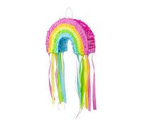 PartyDeco Piñata Luck and Luck – arc-en-ciel multicolore 30×20×10 cm à tirer, jeu de fête