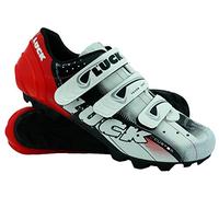 LUCK Chaussure de Cyclisme Extreme MTB, avec Semelle en Carbone, fabriquée en Une Seule pièce de Microfibre, sans Coutures. (48 EU)