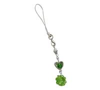 Luck Clovers Breloque en forme de trèfles porte-bonheur, polyvalente, en alliage acrylique, pour sacs et portefeuilles, bijoux de voyage